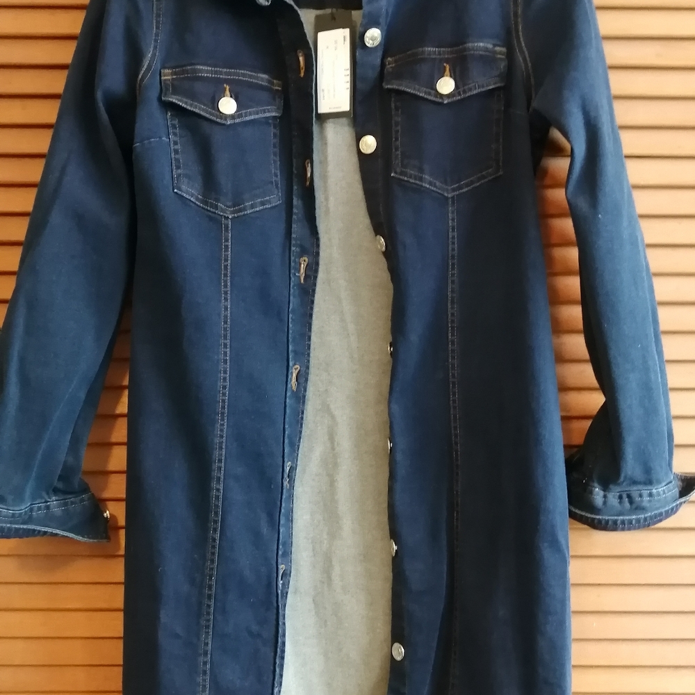 Jean short dress